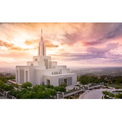 Draper Utah Temple No-Flip Recommend Holder